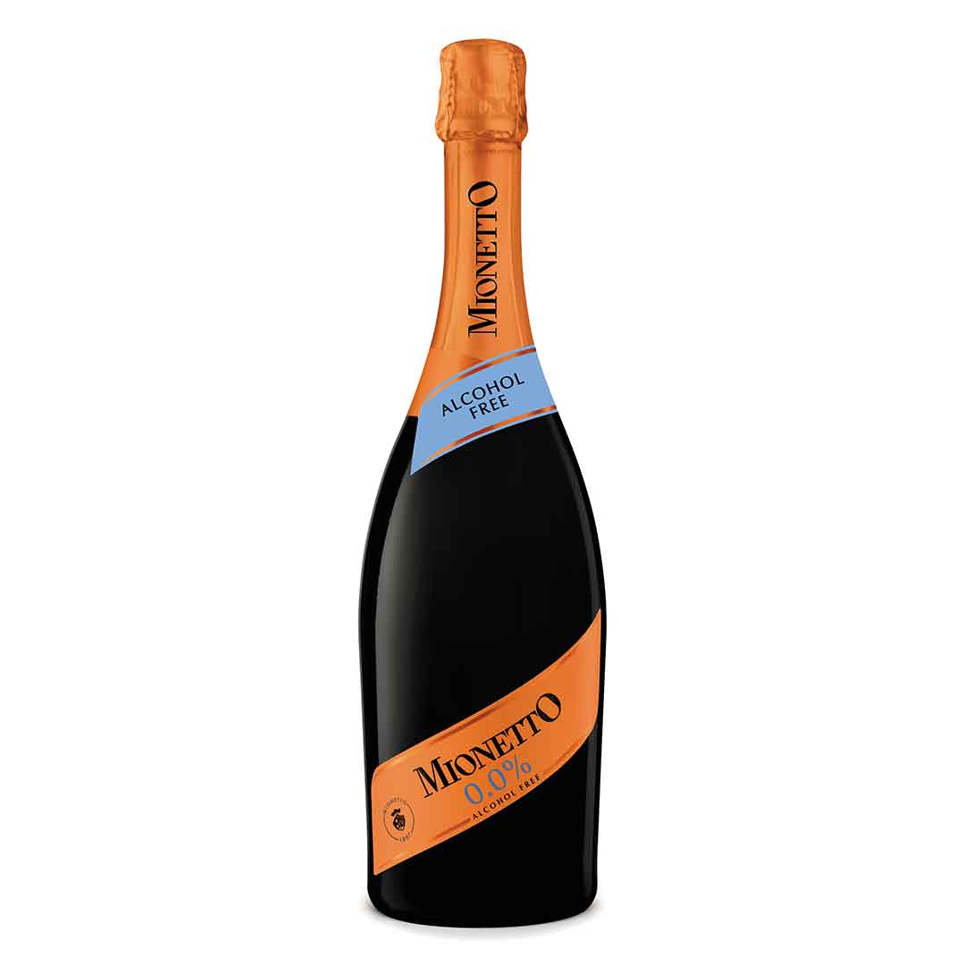 Напиток игристый Mionetto Prestige Alcohol Free Sparkling на основе безалкогольного вина 0,75л