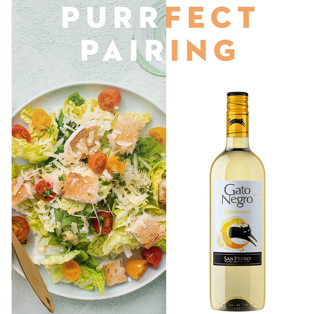 Вино Gato Negro Chardonnay біле сухе 0,75л 13,5% купити