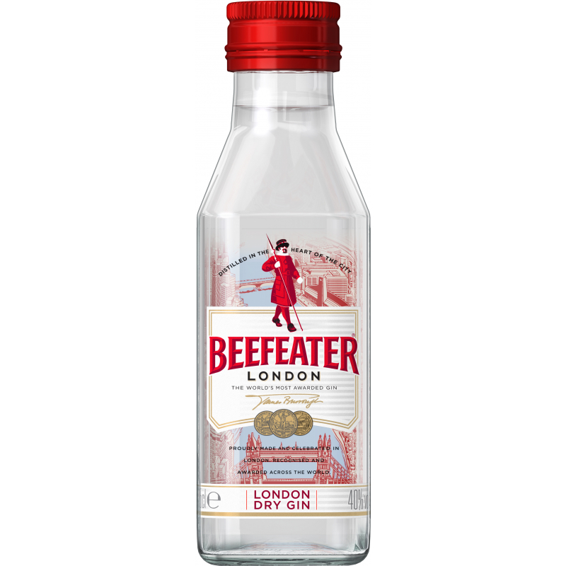 Джин британский Beefeater 0,05л 40%