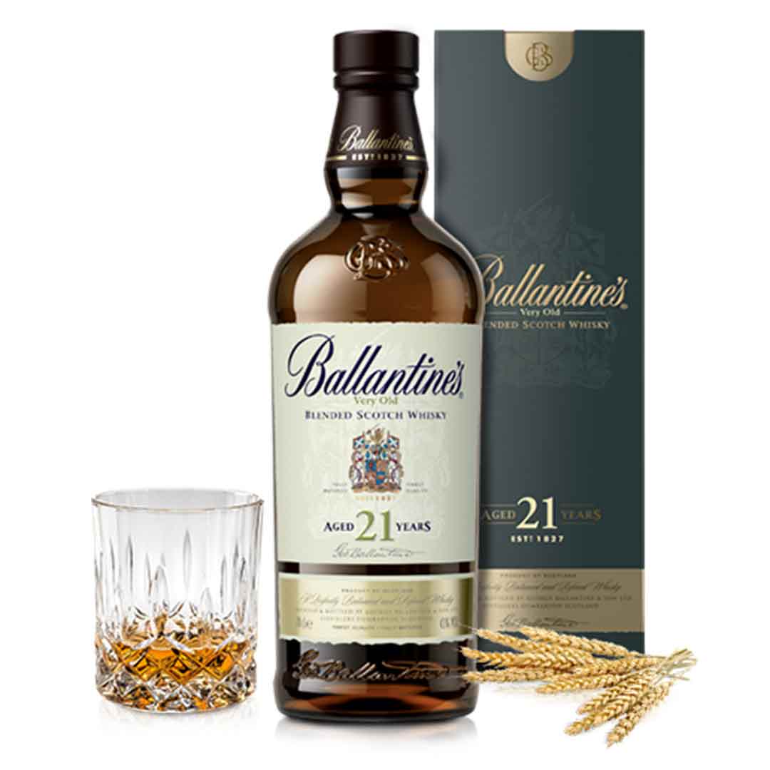 Виски Ballantine's Very Old 21 год выдержки 0,7 л 43% в коробке купить