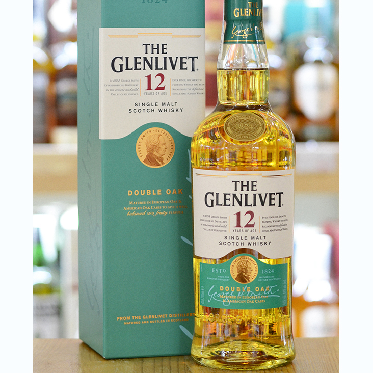 Виски The Glenlivet 12 лет выдержки в коробке 0,7л 40% купить