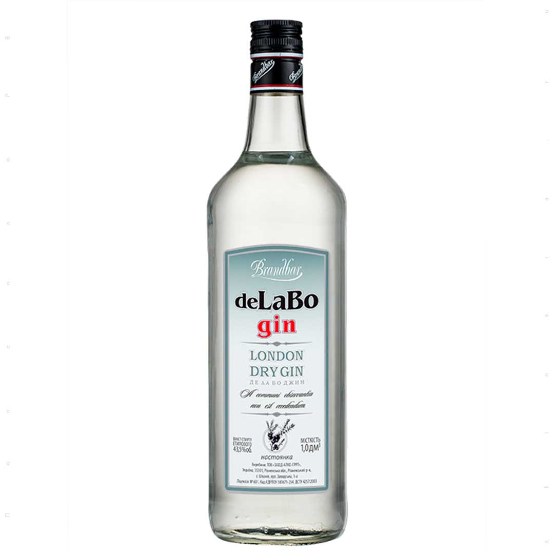 Настойка Джин Brandbar deLaBo 1 л 43,5%