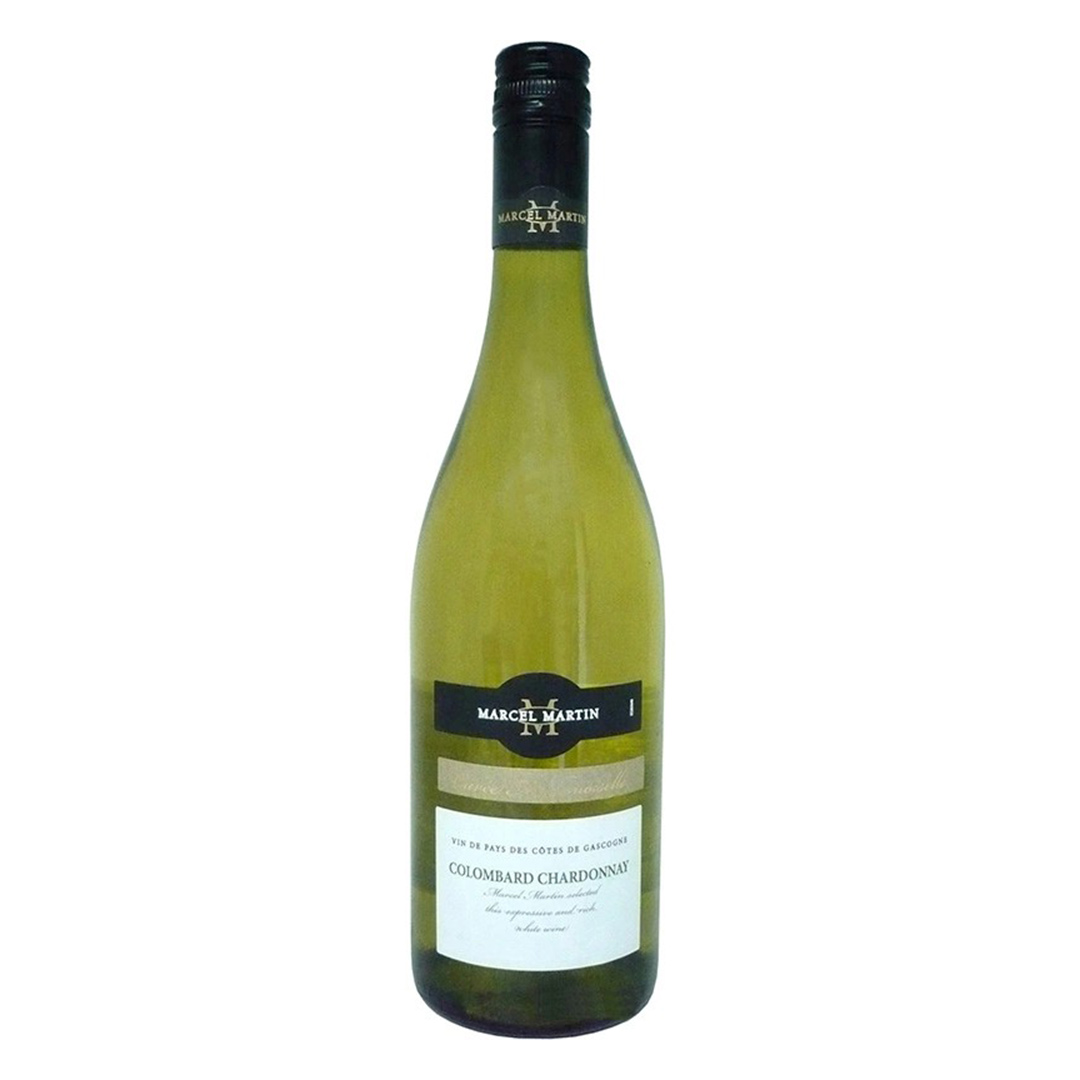 Вино Marcel Martin Colombard Chardonnay белое сухое 0,75л 11,5%