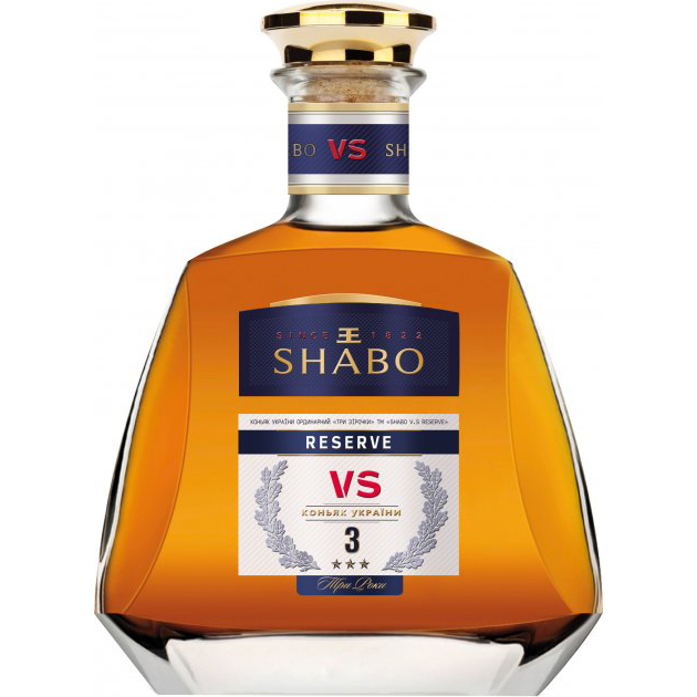 Коньяк Украины Shabo Reserve V.S. 3 года выдержки 0,5л 40%