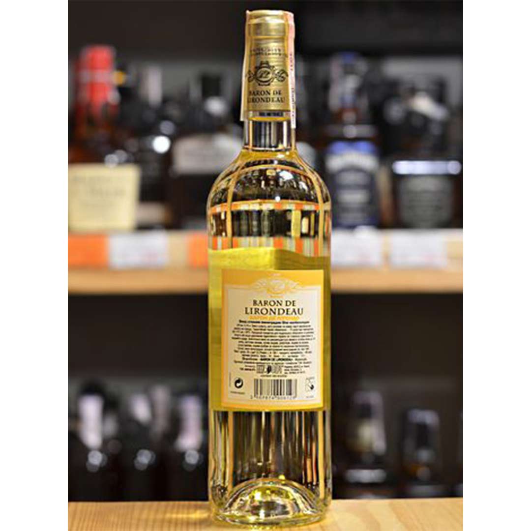Вино Baron de Lirondeau белое полусладкое 0,75л 10,5% купить