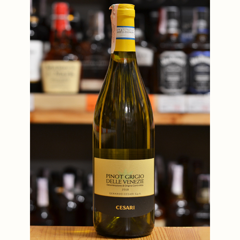 Вино Cesari Pinot Grigio delle Venezie DOC белое сухое 0,75л 12,5% купить