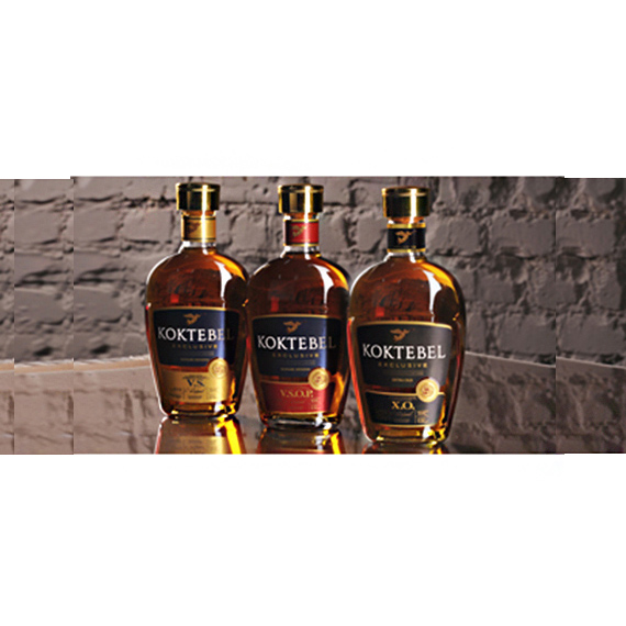 Коньяк Украини Коктебель Эксклюзив VSOP 5 лет выдержки 0,5л 40% купить