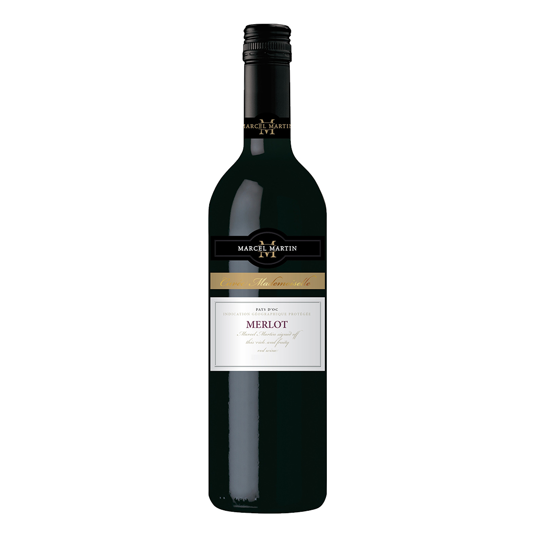 Вино Marcel Martin Merlot красное сухое 0,75л 13%
