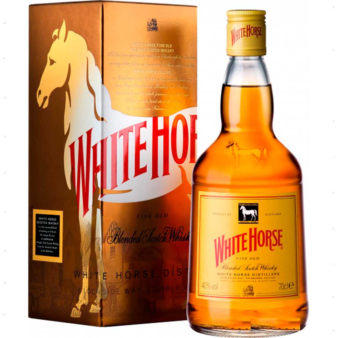 Виски White Horse выдержка 4 года 0,7 л 40% в подарочной упаковке