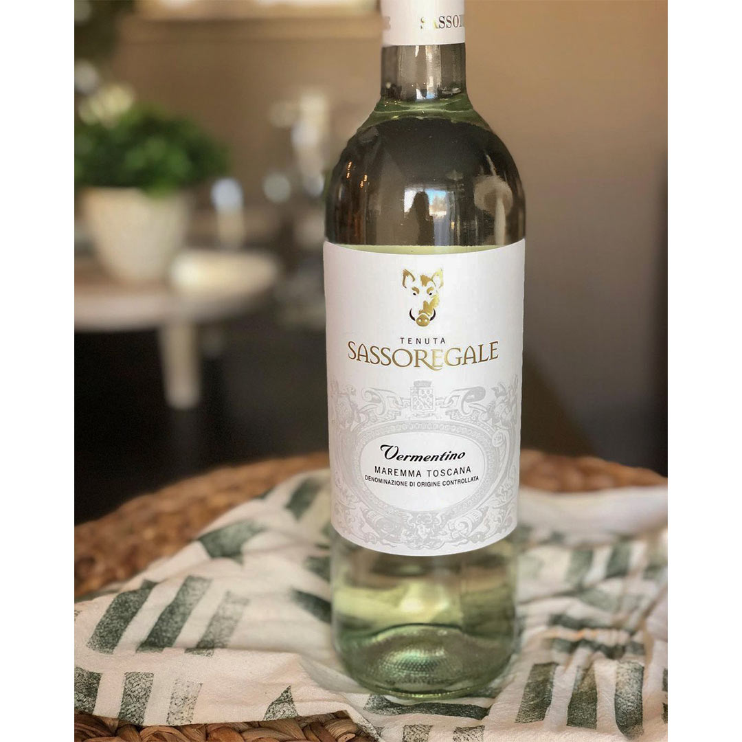 Вино Sassoregale Vermentino DOC біле сухе 0,75л 13,5% купити