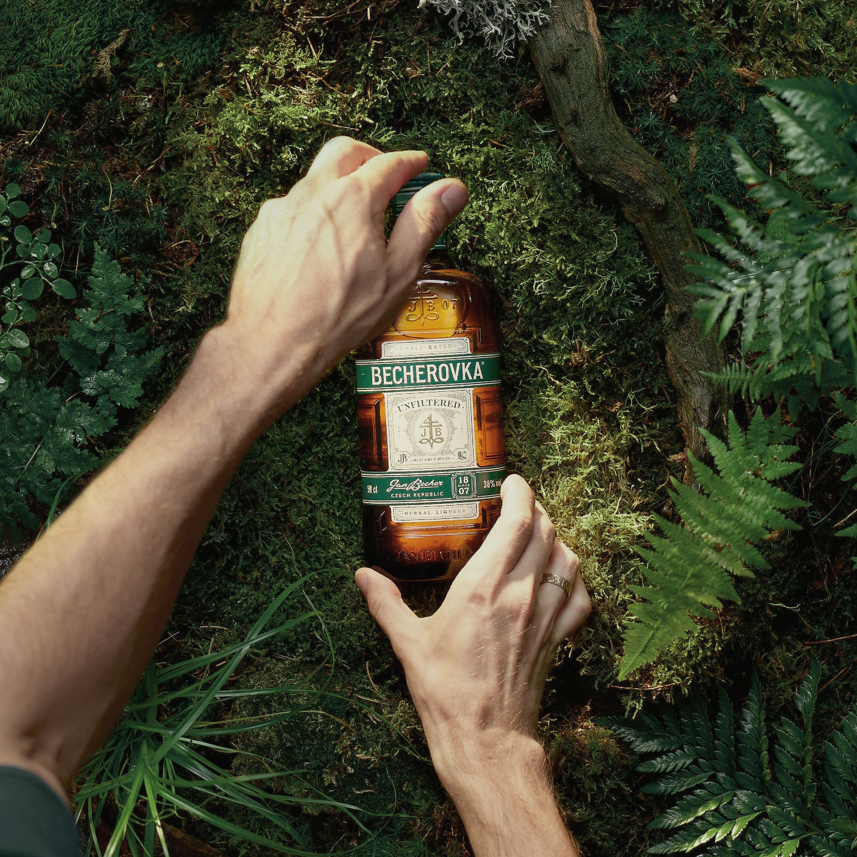 Ликерная настойка на травах Becherovka Unfiltered 0,5л 38% купить