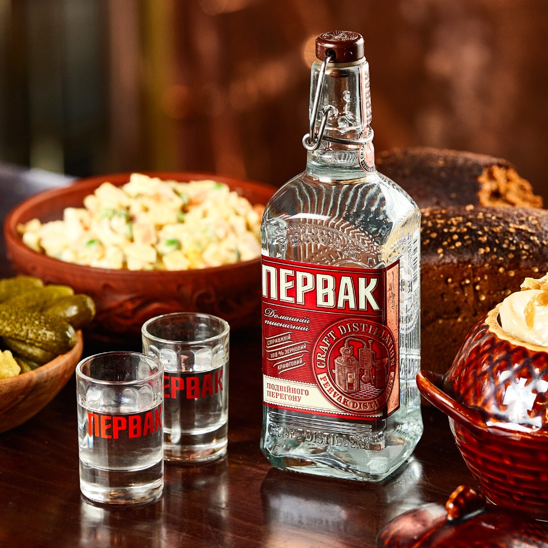 Водка Первак  Домашний Пшеничный 1л 40% купить