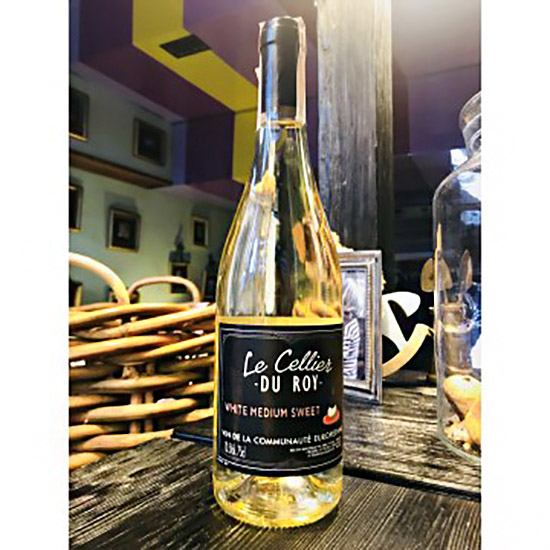 Вино Cellier du Roy белое полусладкое 0,75л 10,5% купить