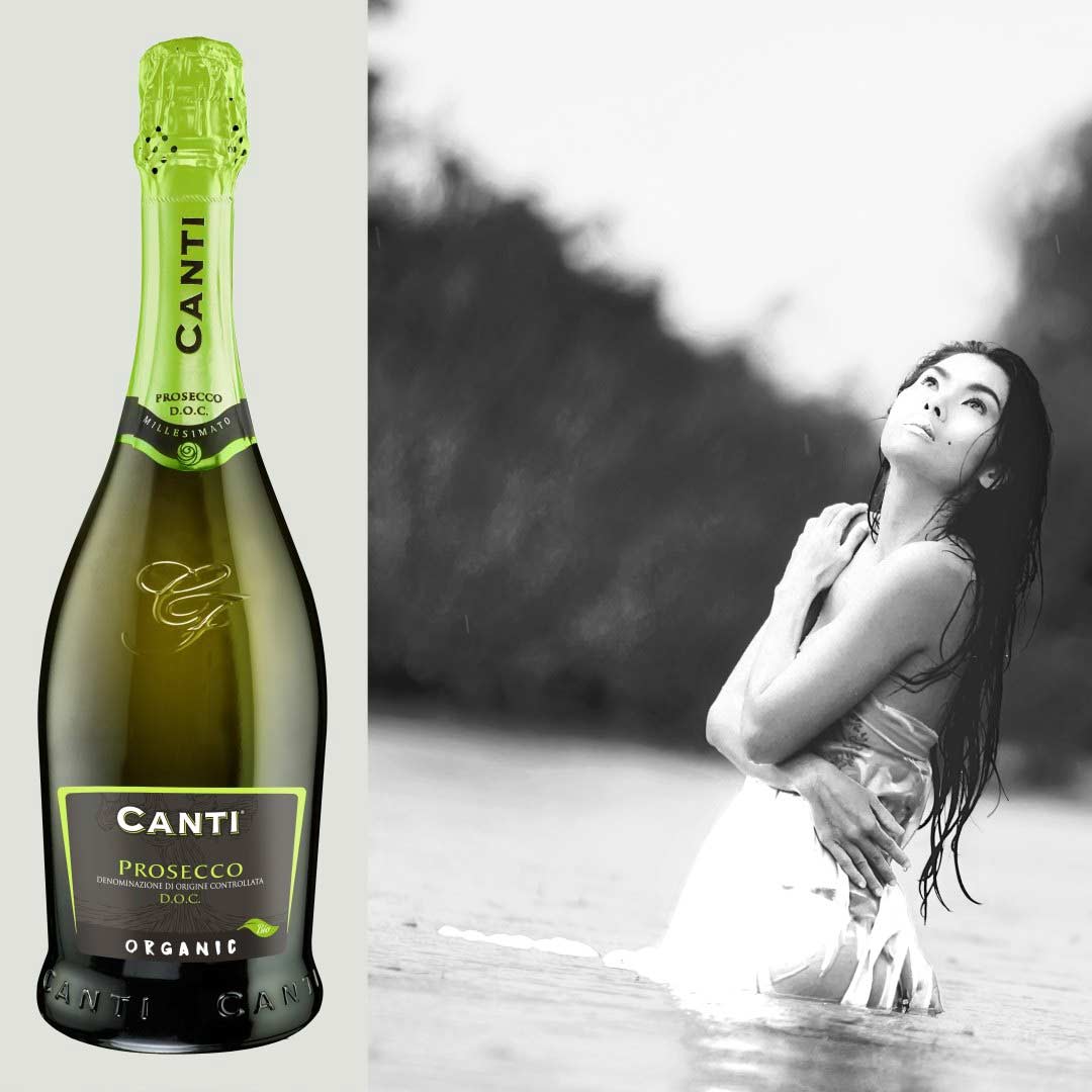 Вино ігристе Canti Prosecco Extra Dry Biologico біле екстра-сухе 0,75л 11% купити