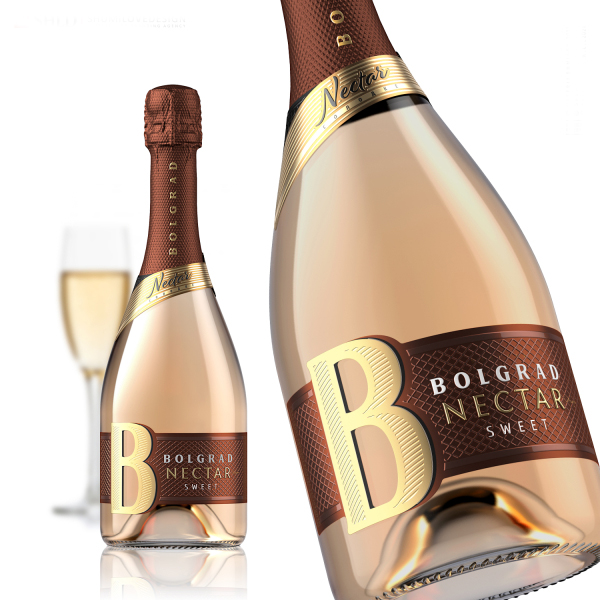 Вино игристое Bolgrad Nectar белое сладкое 0,75л 10,5-12,5% купить
