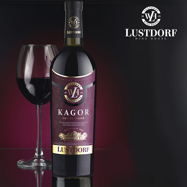 Вино Lustdorf Кагор красное крепленое десертное сладкое 0,75л 16% купить