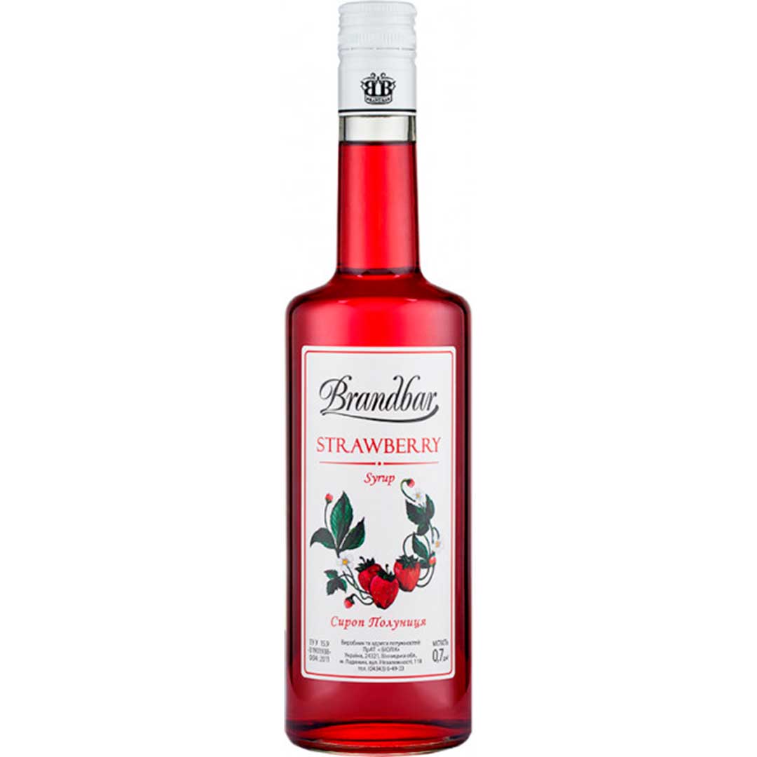 Сироп Brandbar Strawberry Клубничный 0,7л ПЕТ