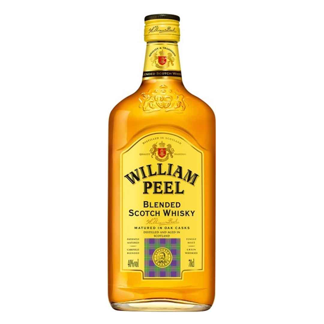 Виски шотландское купажированное William Peel 0,7л 40%