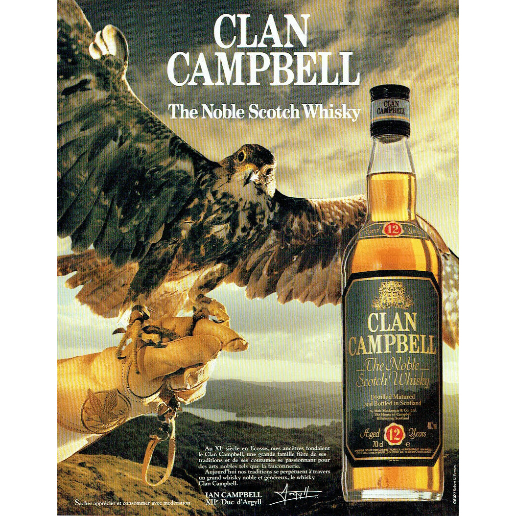 Виски Clan Campbell 0,7л 40% купить