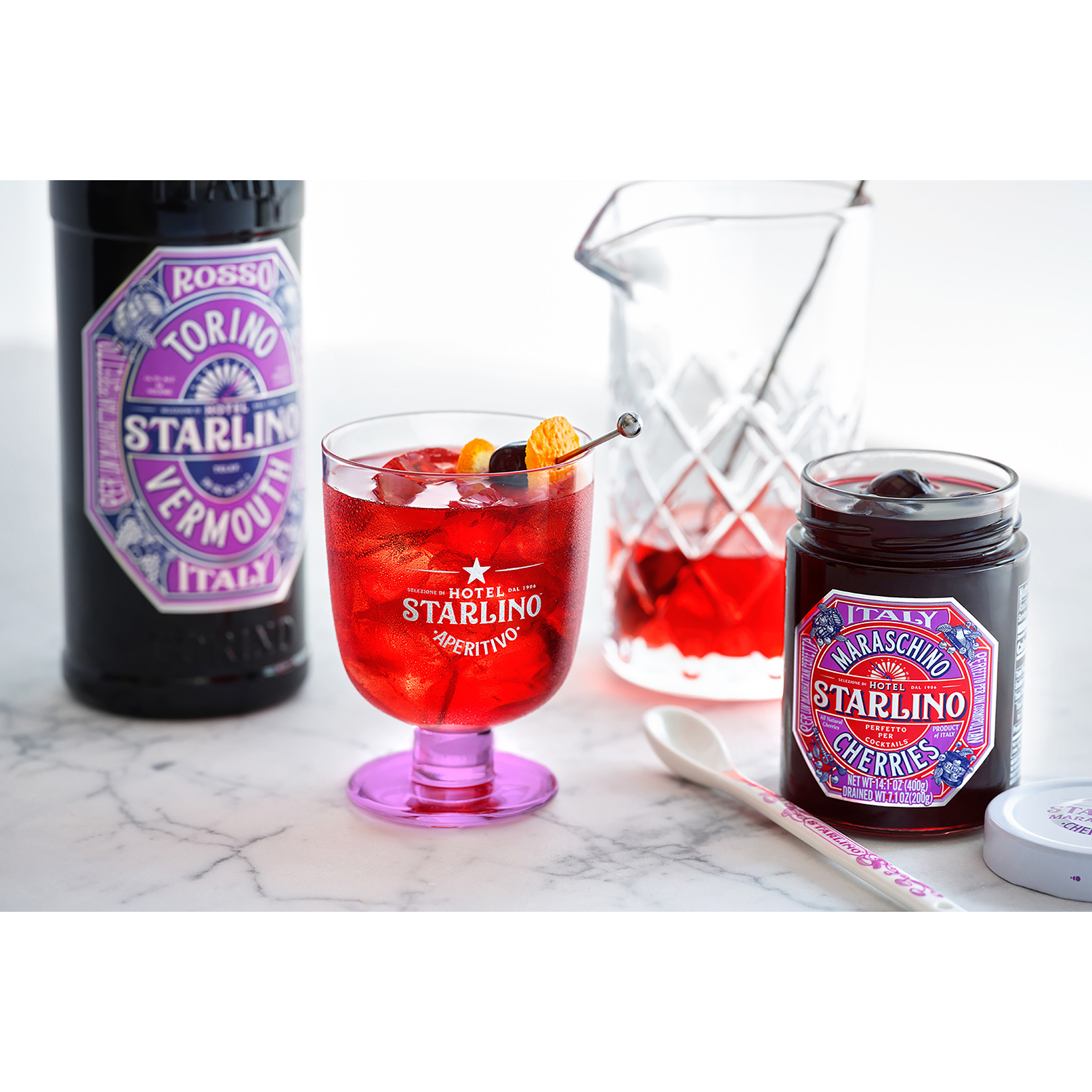 Аперитив итальянский Hotel Starlino Rosso Red Vermouth 0,75л 17% купить