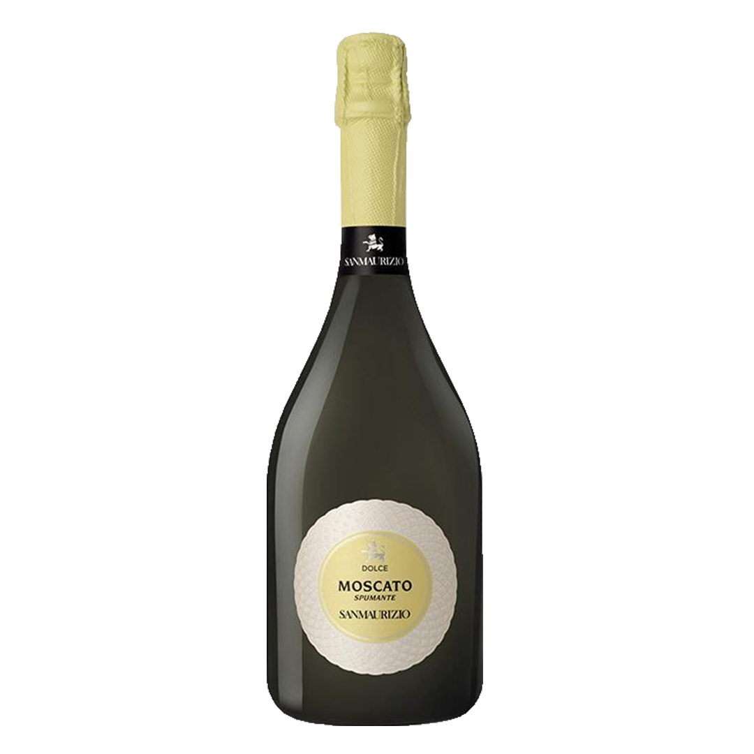 Вино игристое Sunmaurizio Moscato Dolce Vsq сладкое белое 0,75л 6,5%