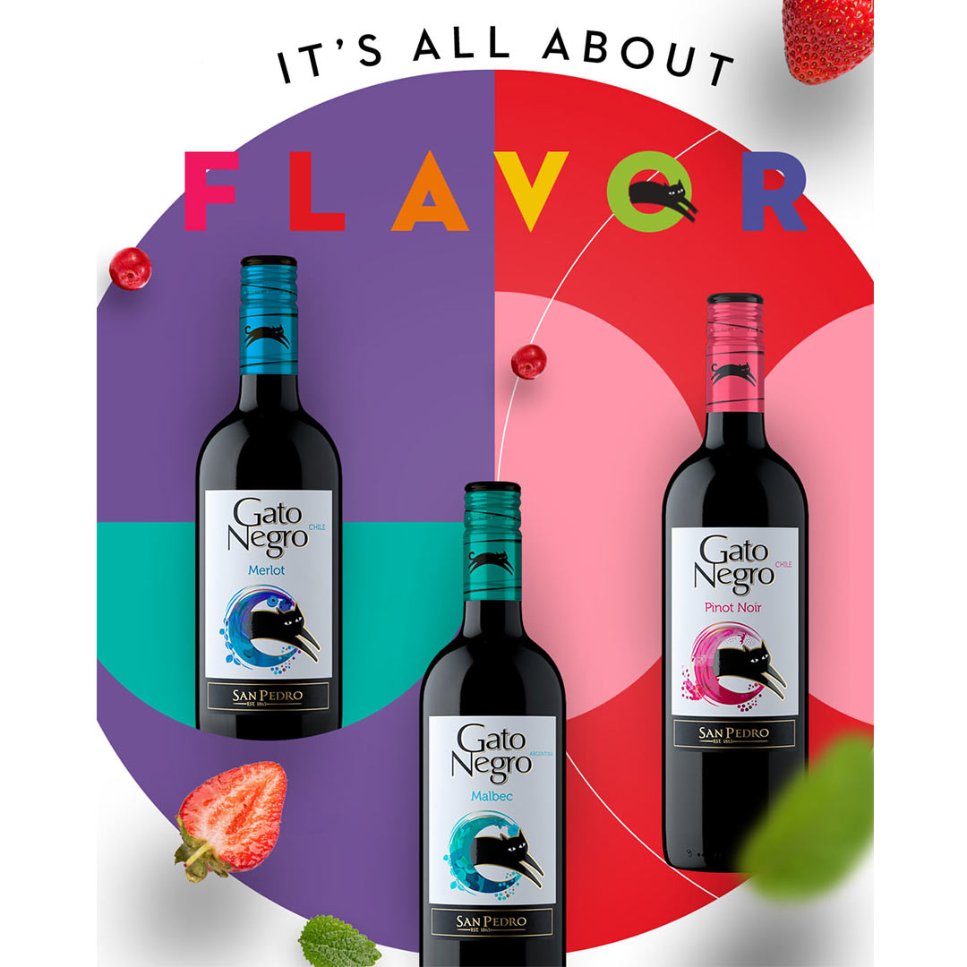 Вино Gato Negro Malbec червоне сухе 0,75л 13% купити