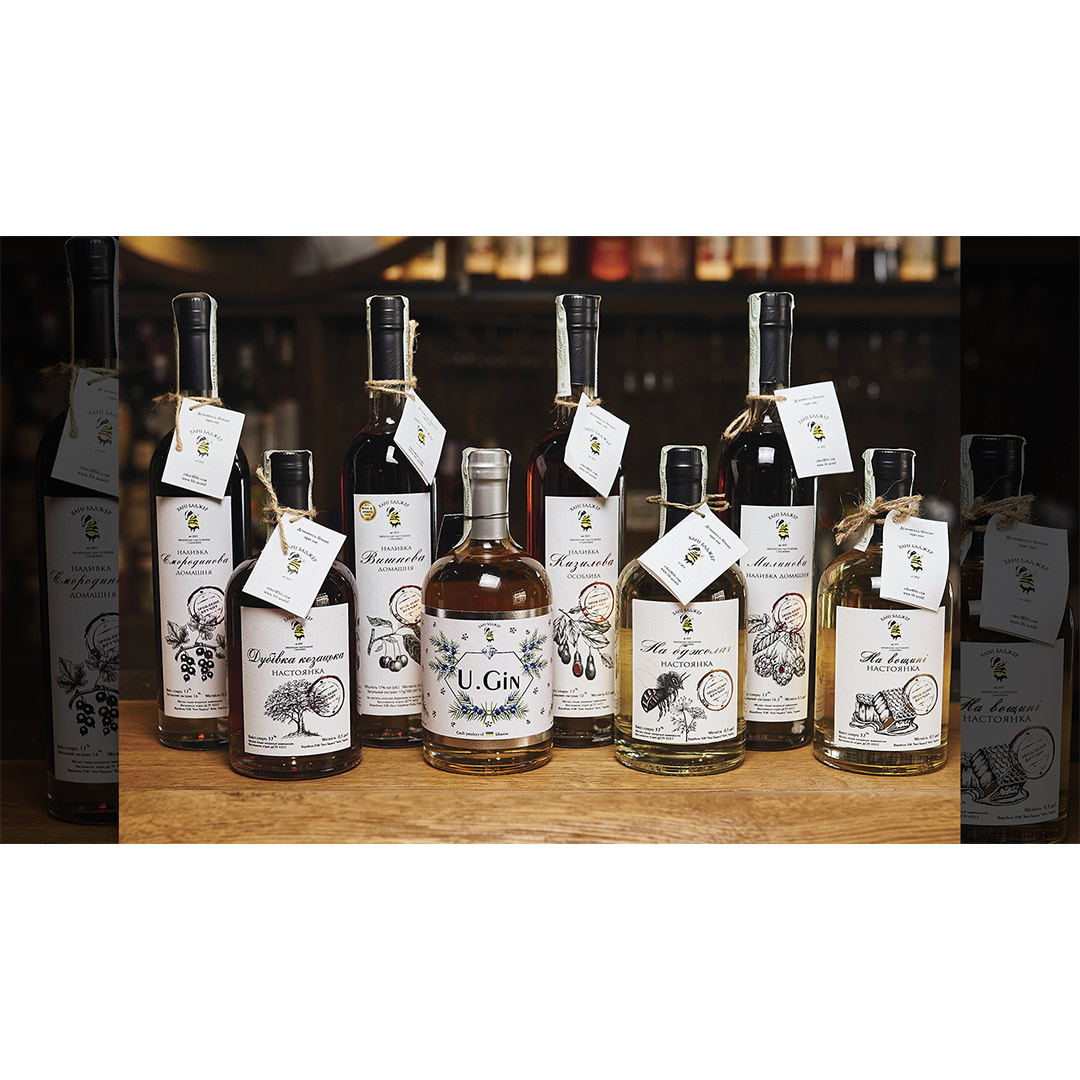 Настойка Хани Баджер U.Gin 0,5л 37% купить