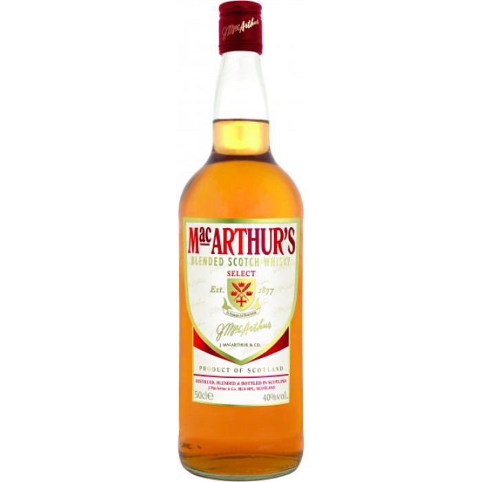 Виски MacArthur's 0,5л 40%
