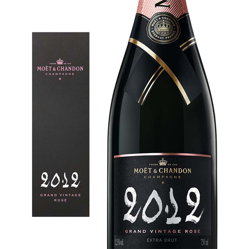 Шампанское Moet + Chandon Grand Vintage Rose сухое розовое 0,75л 11-13% в подароч. упаковке купить