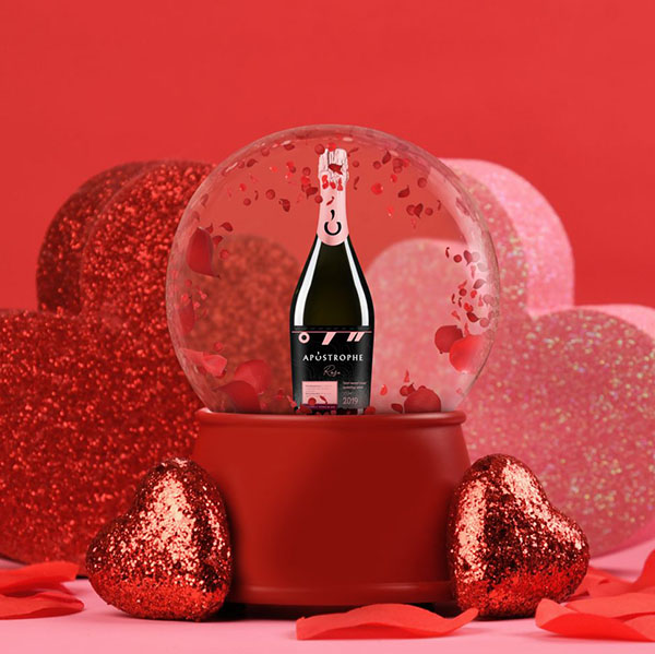 Вино Apostrophe Rose розовое полусладкое 0,75л 9–13% купить