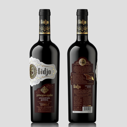 Вино Bidjo Алазанская долина красное полусладкое 0,75л 11-13% в Украине