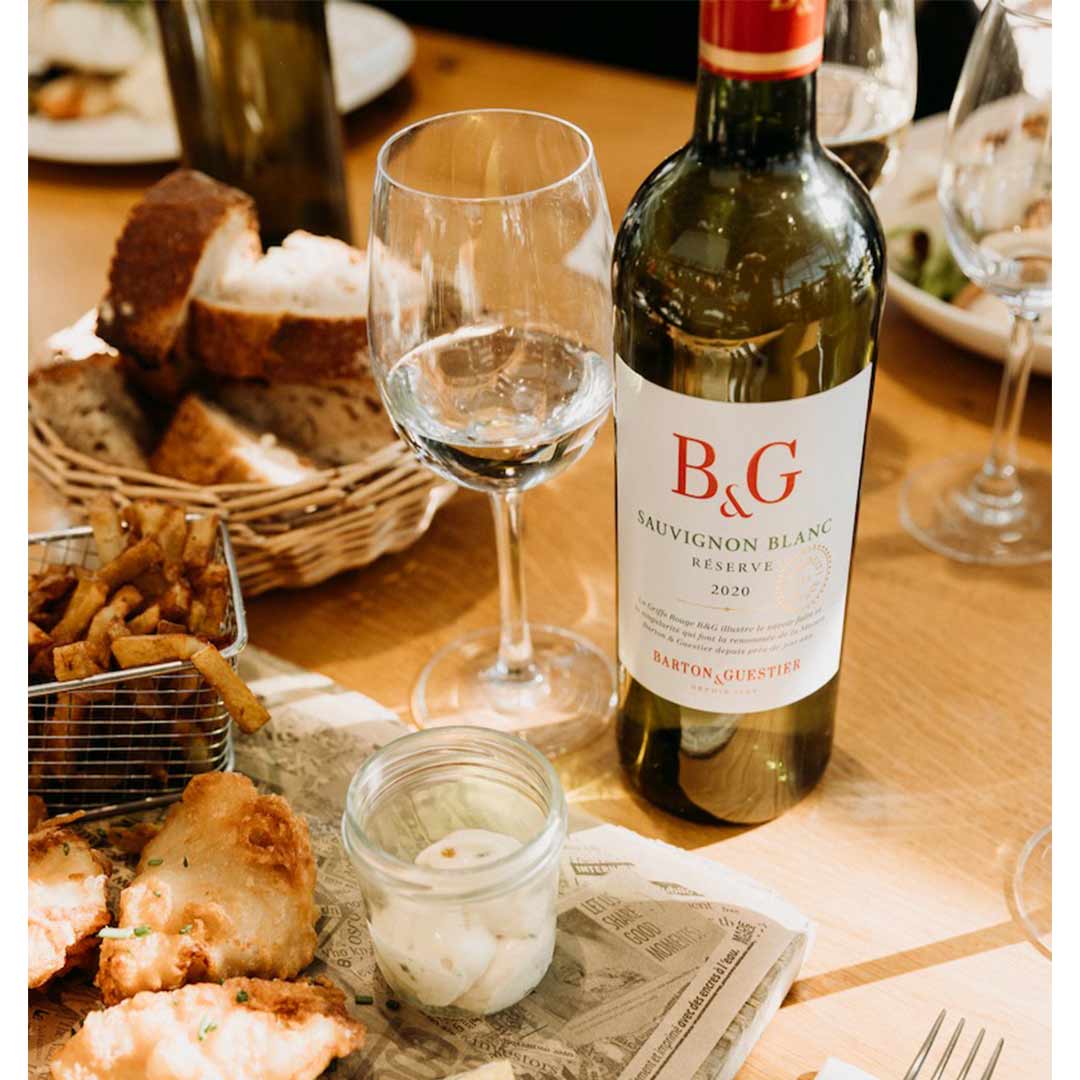 Вино Barton &amp; Guestier Sauvignon Blanc Reserve белое сухое 0,75л 12% купить