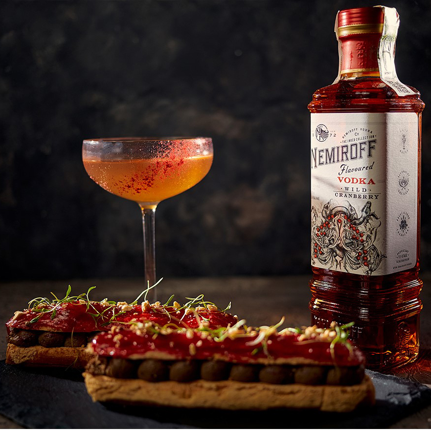 Настойка Nemiroff De Luxe Дикая Клюква Wild Cranberry 0,5л 40% купить