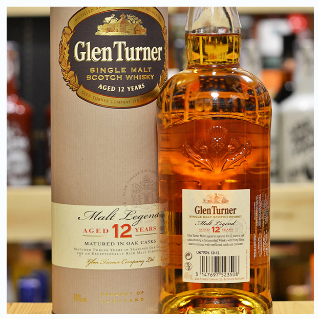 Виски Glen Turner 12 Y.O. 0,7 л 40% купить
