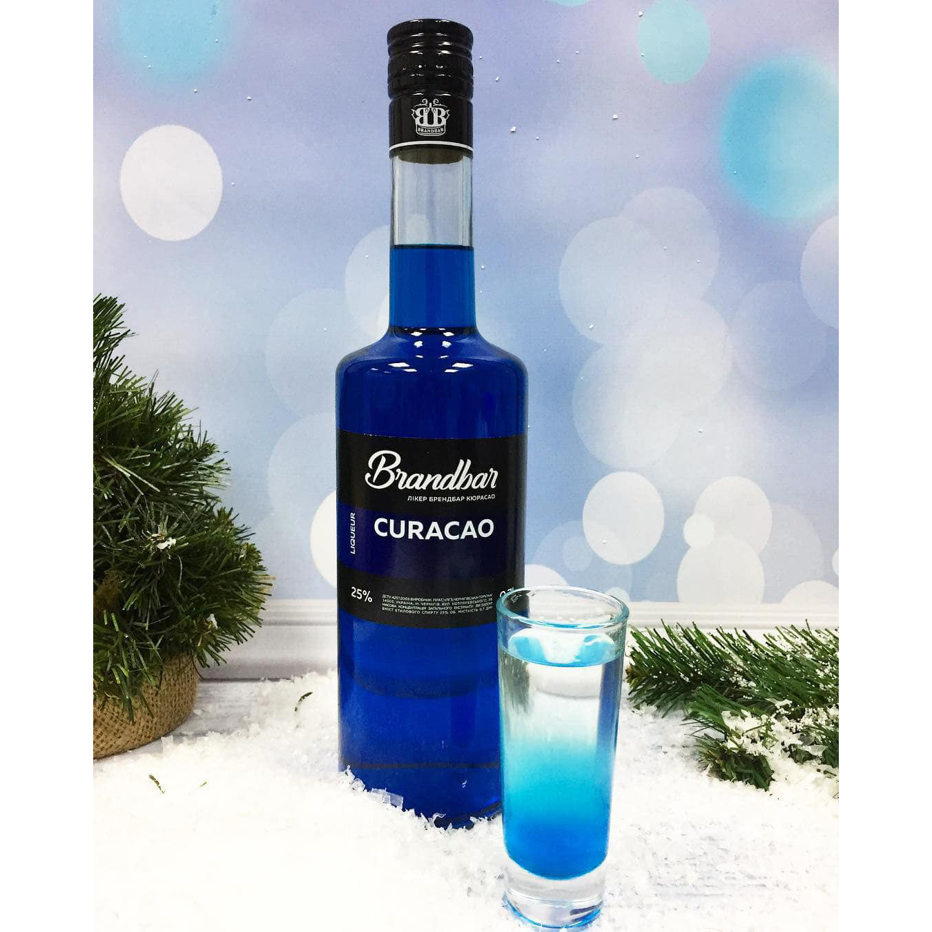 Ликер Brandbar Blue Curacao 0,7л 25% в Украине