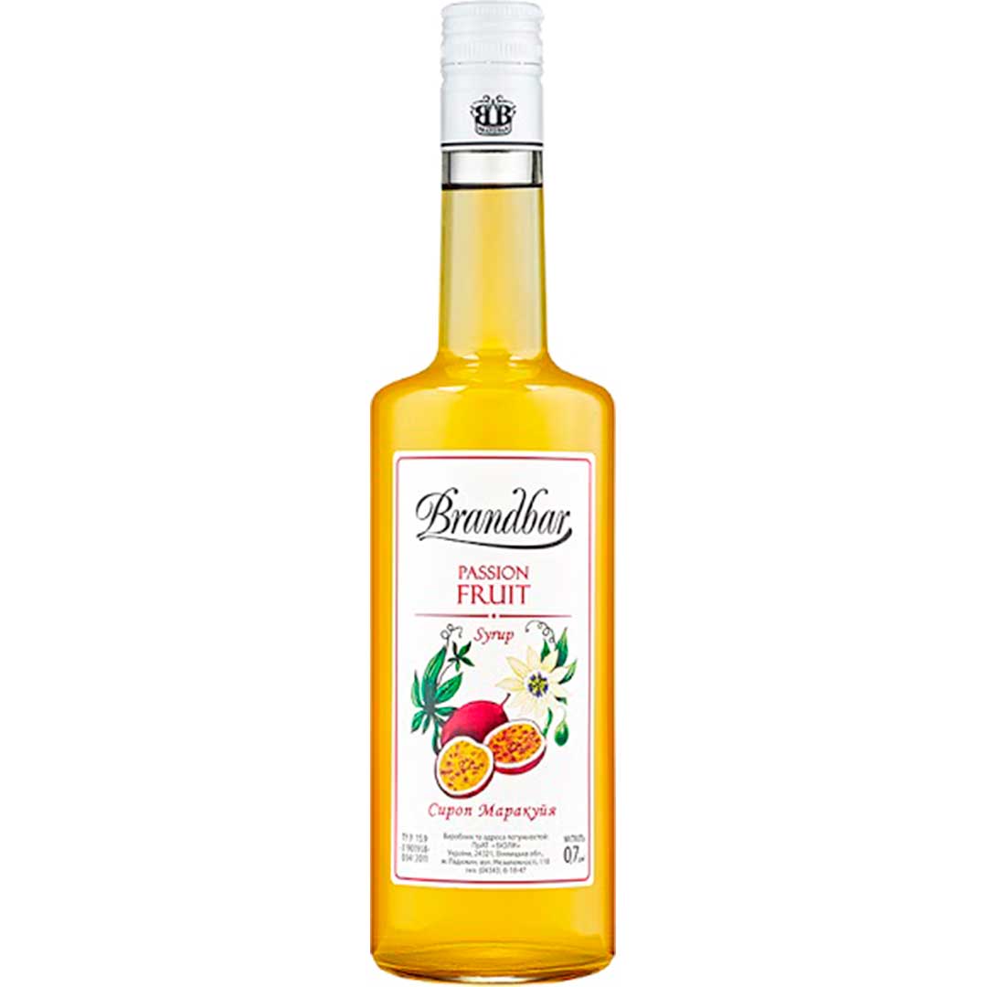 Сироп Brandbar Passion Fruit Маракуйя 0,7л ПЭТ