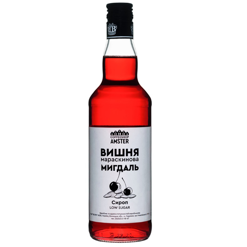 Сироп Вишня мараскиновая-миндаль 0,5л