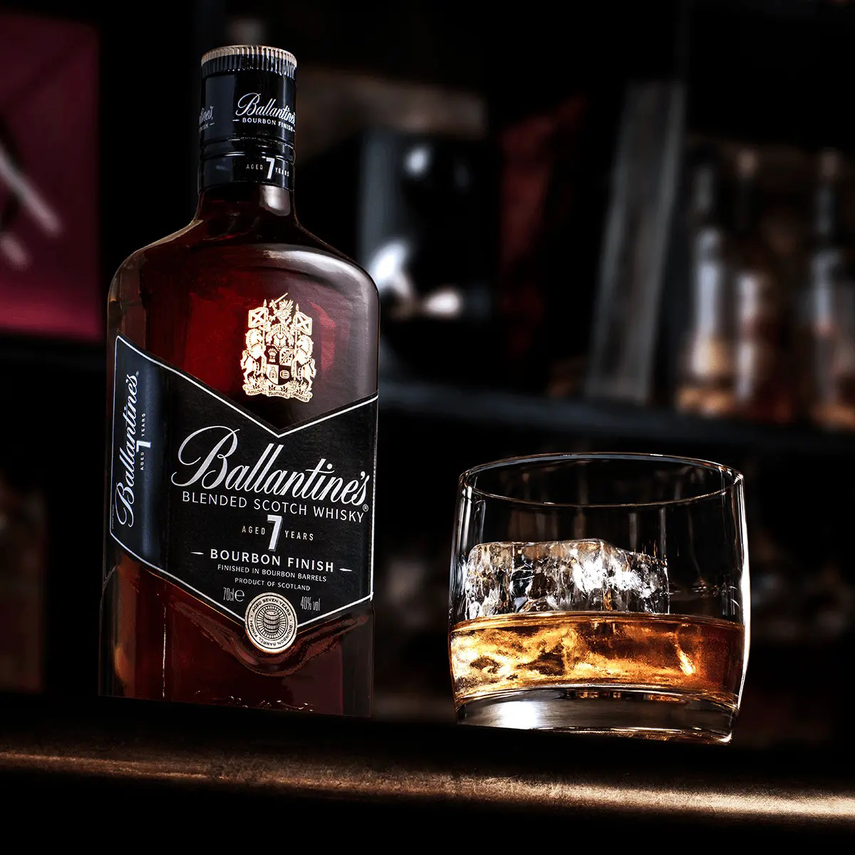 Виски Ballantine's 7 лет 0,7л 40% купить