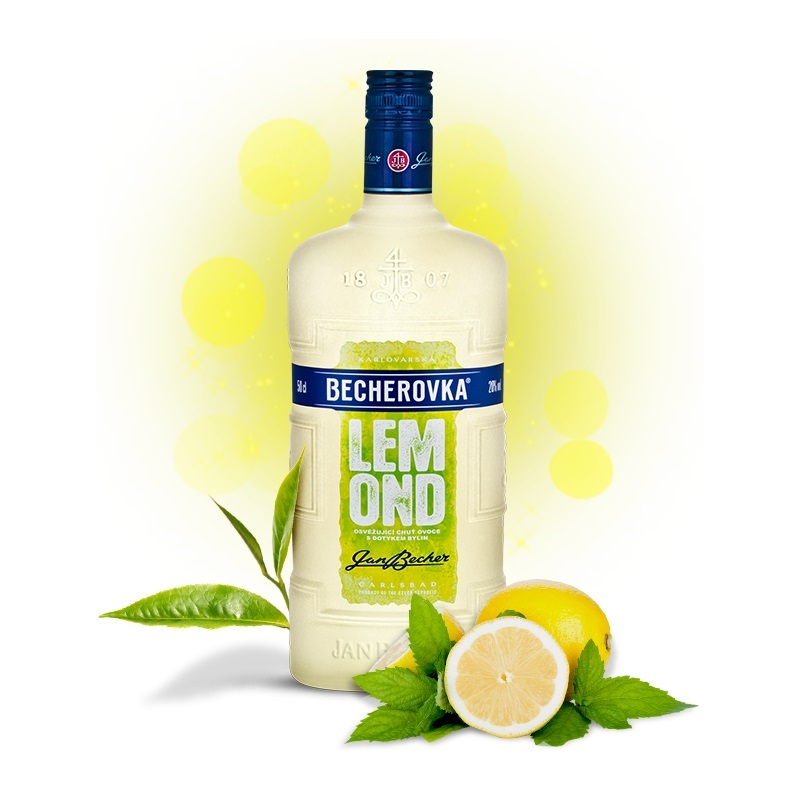 Ликерная настойка на травах Becherovka Lemond 1л 20% купить