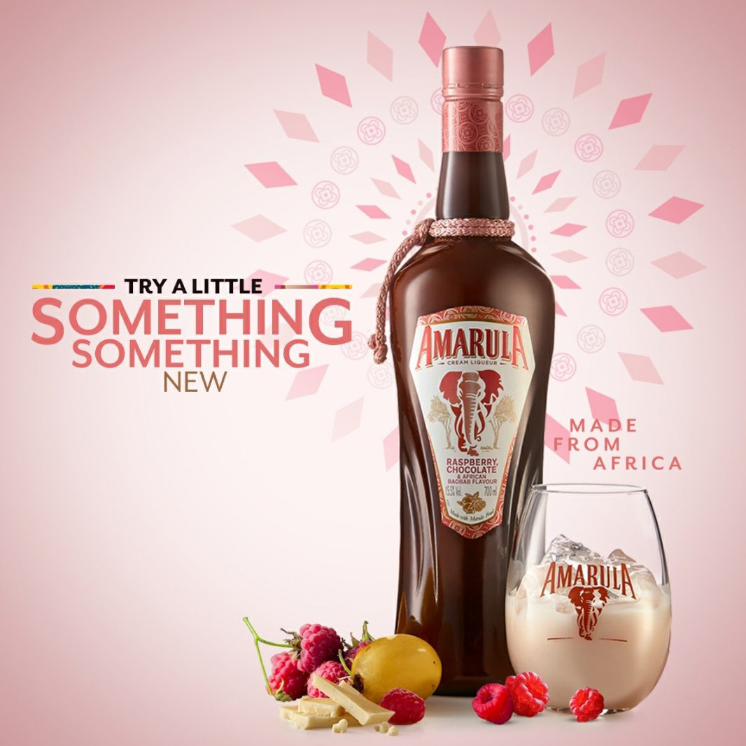 Крем-ликер Amarula Raspberry Chocolate and African Baobab 0,7л 15,5% в Украине