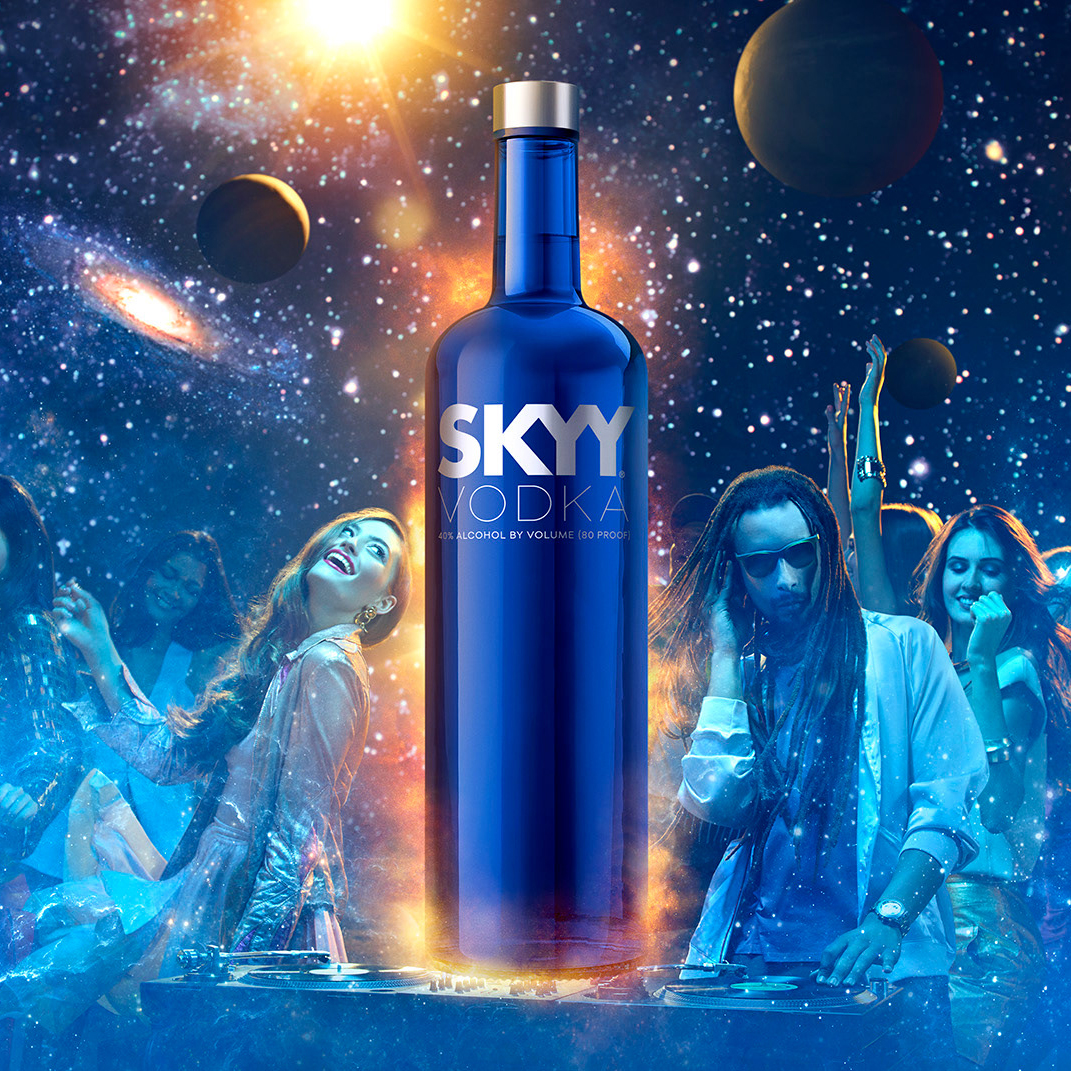 Водка SKYY 1л 40% купить