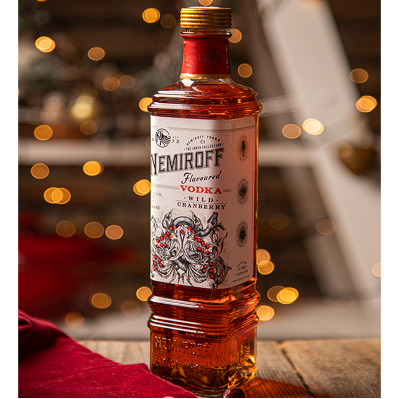 Настойка Nemiroff De Luxe Дикая Клюква Wild Cranberry 0,5л 40% купить