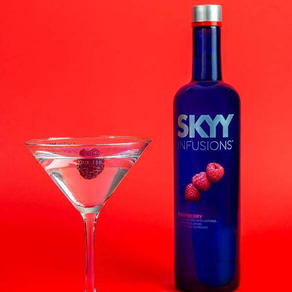 Водка SKYY Infusions Малина 0,75л 35% купить