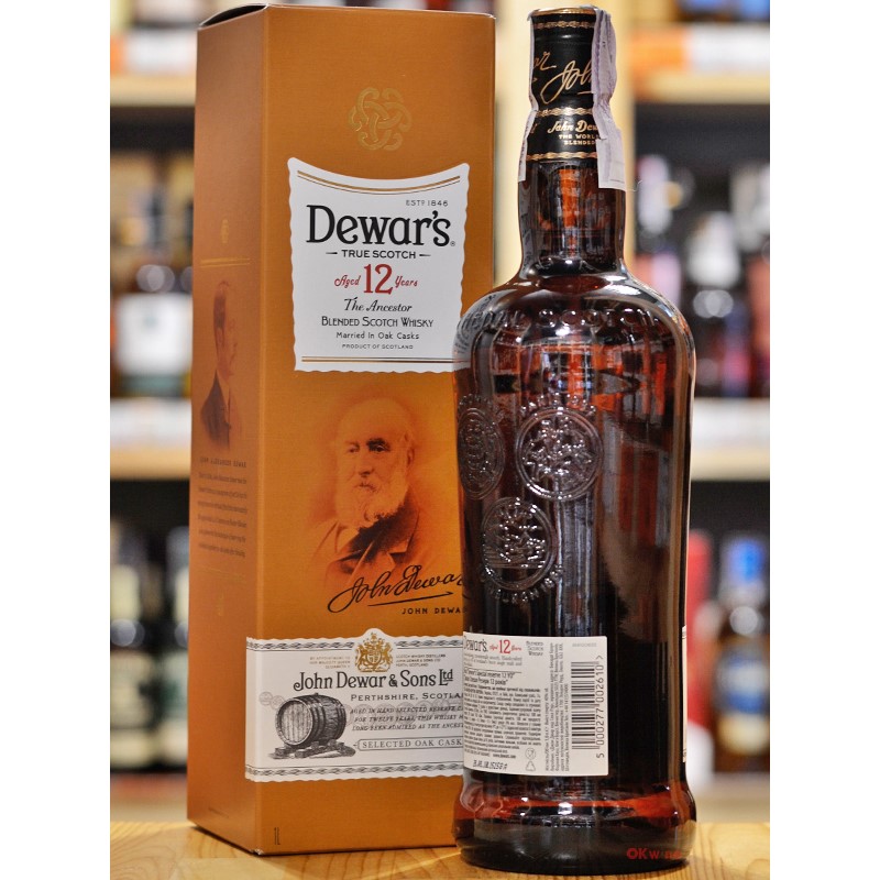 Виски Dewar's Special Reserve 12 лет выдержки 1л 40% купить