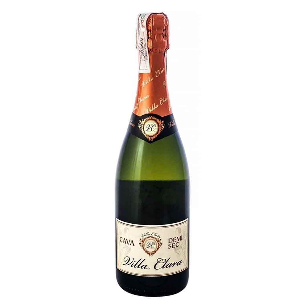 Вино игристое Villa Clara Cava Semi Seco белое сухое 0,75л 11,5%