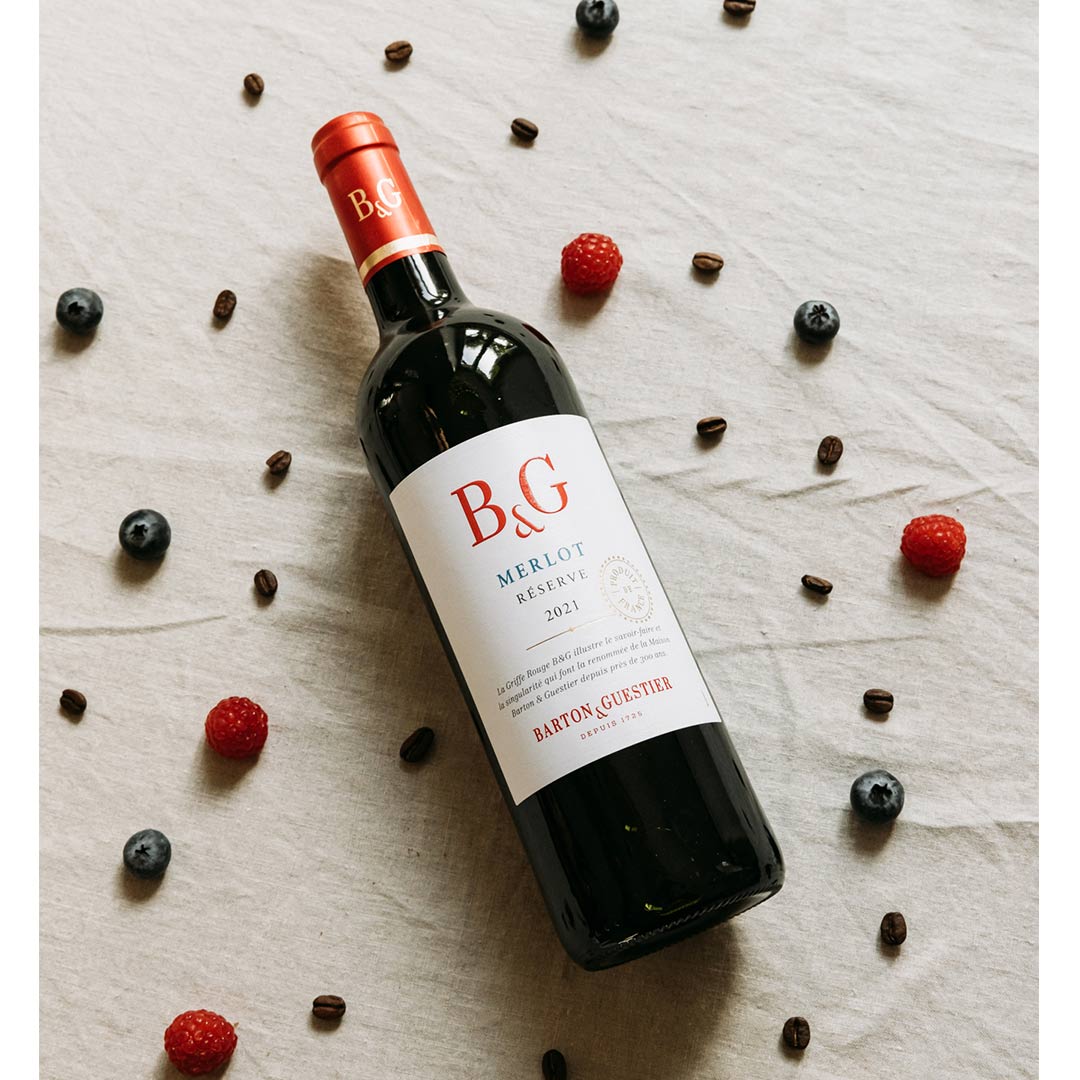 Вино Barton & Guestier Merlot Reserve червоне сухе 0,75л 13% купити