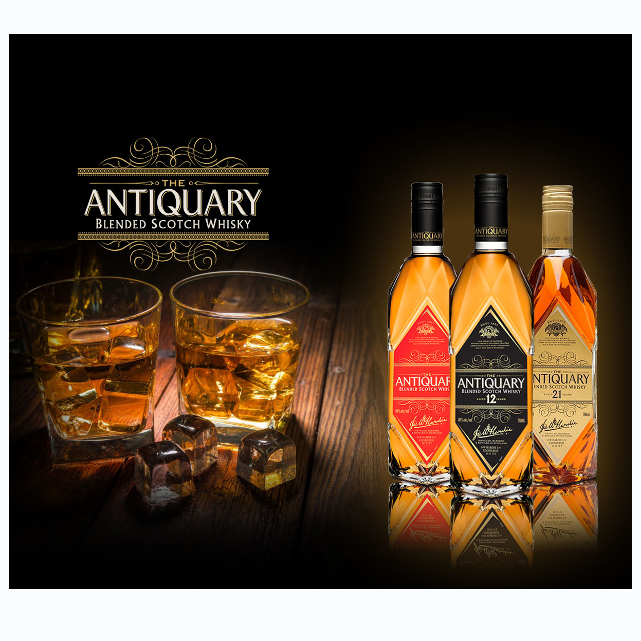 Виски Антиквари 12 лет подар коробке, Antiquary 12 years old gift box 0,7 л 40% купить