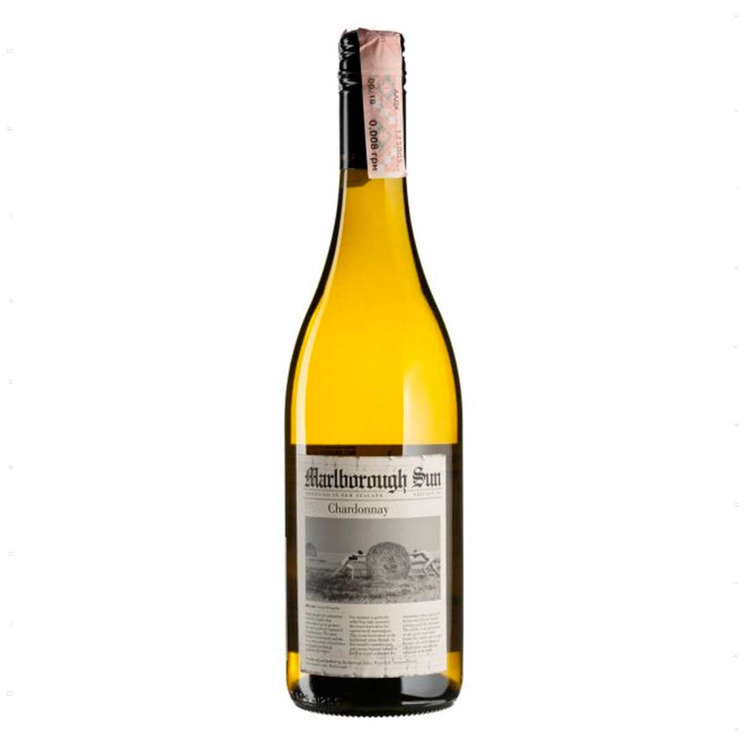 Вино Marlborough Sun Chardonnay белое сухое 0,75л 13%