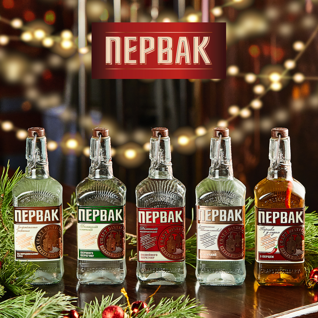 Водка Первак Домашний Ржаной 0,7л 40% в Украине