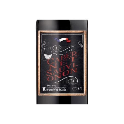 Вино Grand Restaurant Chic Cabernet Sauvignon красное сухое 1л 13% купить